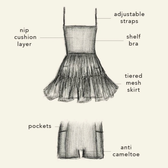 Blogilates ballerina active dress - Picture 7 of 8